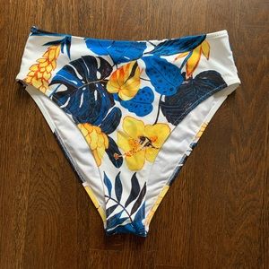 High waisted bikini bottoms